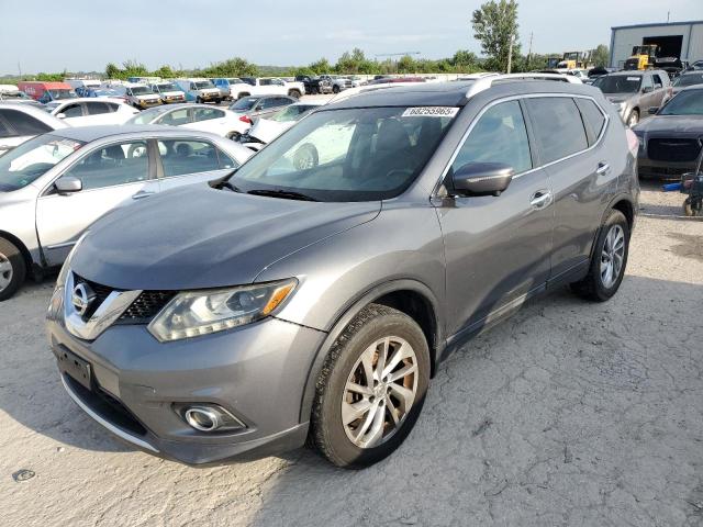 NISSAN ROGUE S 2015 with VIN 5N1AT2MV5FC750090 - Photo from auction