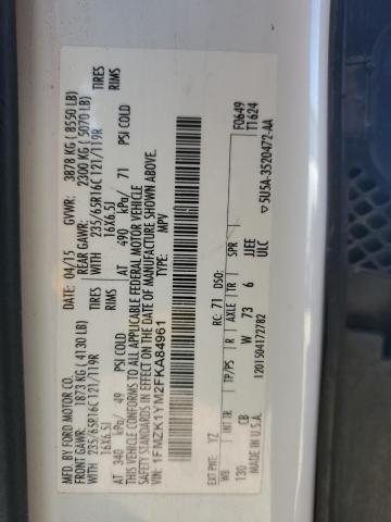 Photo 14 from auction – 2015 FORD TRANSIT T- with VIN 1FMZK1YM2FKA84961