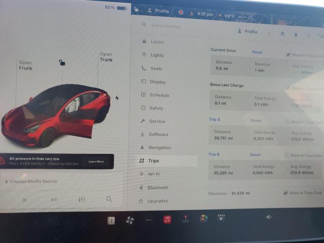 Photo 9 from auction – 2022 TESLA MODEL 3 with VIN 5YJ3E1EC6NF142854