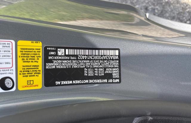 Photo 10 from auction – 2024 BMW 430I with VIN WBA53AP00RCN14402