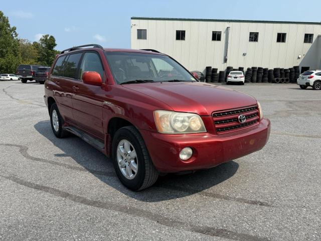 TOYOTA HIGHLANDER 2003 with VIN JTEHF21AX30133675 - Photo from auction