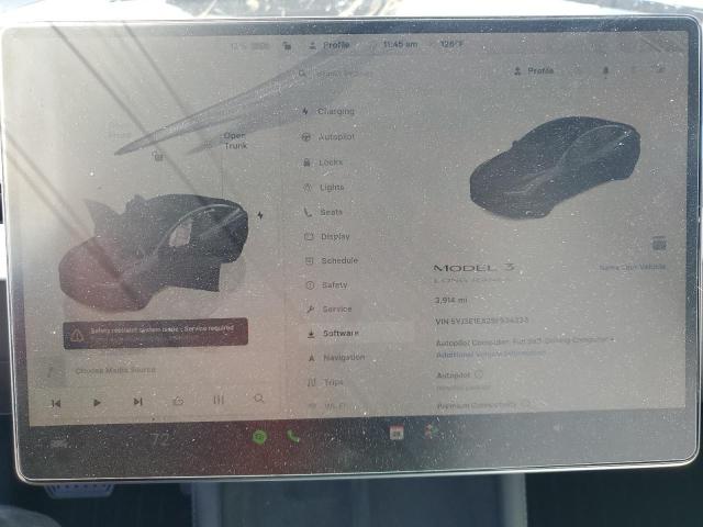 Photo 9 from auction – 2025 TESLA MODEL 3 with VIN 5YJ3E1EA2SF934333