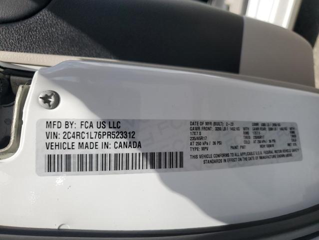 Photo 14 from auction – 2023 CHRYSLER PACIFICA H with VIN 2C4RC1L76PR523312