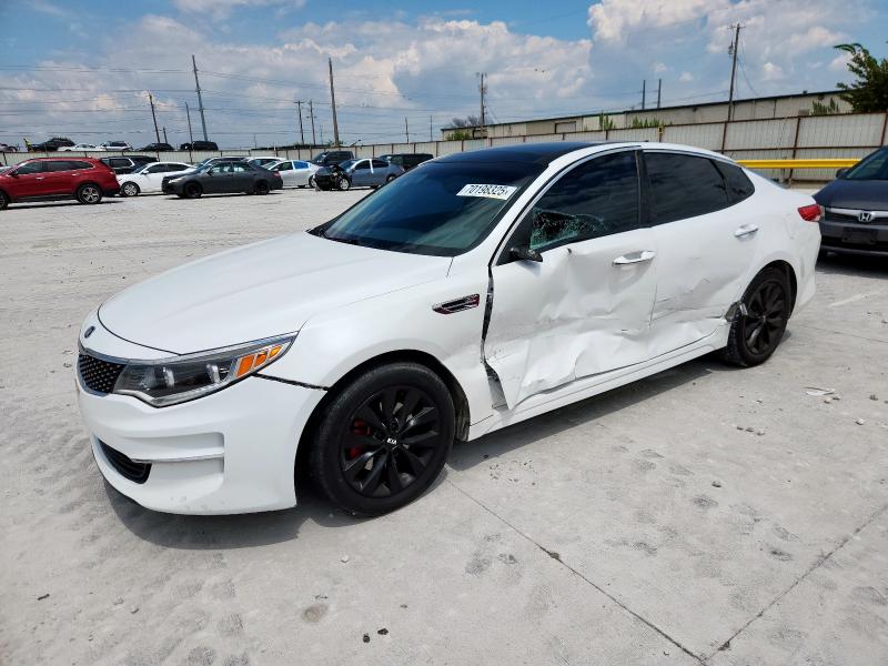 KIA OPTIMA EX 2016 with VIN 5XXGU4L30GG054701 - Photo from auction