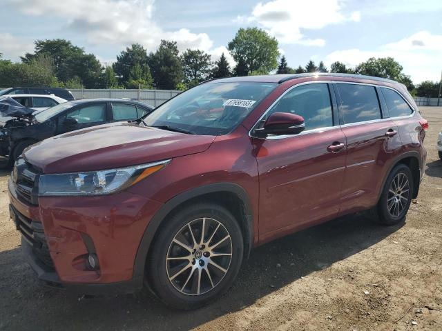 TOYOTA HIGHLANDER 2018 with VIN 5TDJZRFH5JS867324 - Photo from auction