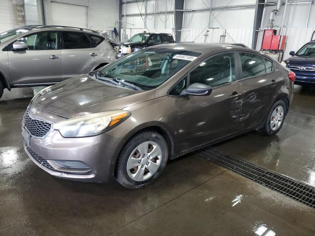 KIA FORTE LX 2014 with VIN KNAFK4A67E5076787 - Photo from auction
