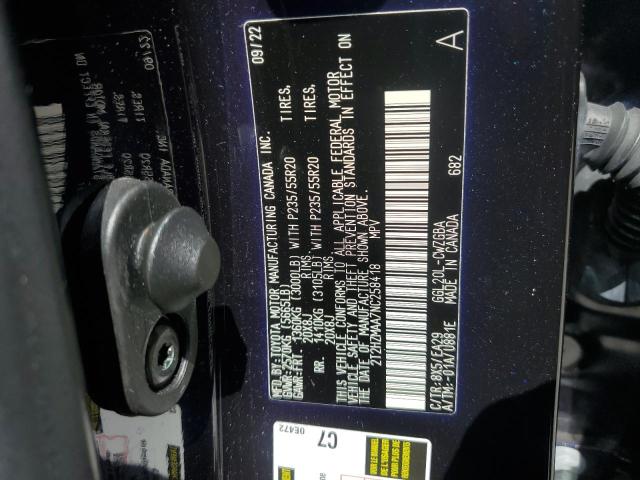 Photo 14 from auction – 2022 LEXUS RX 350 with VIN 2T2HZMAA7NC258418