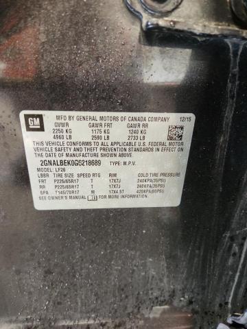 Photo 14 from auction – 2016 CHEVROLET EQUINOX LS with VIN 2GNALBEK0G6218689