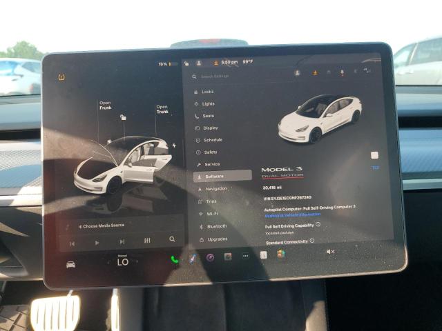 Photo 9 from auction – 2022 TESLA MODEL 3 with VIN 5YJ3E1EC0NF297240