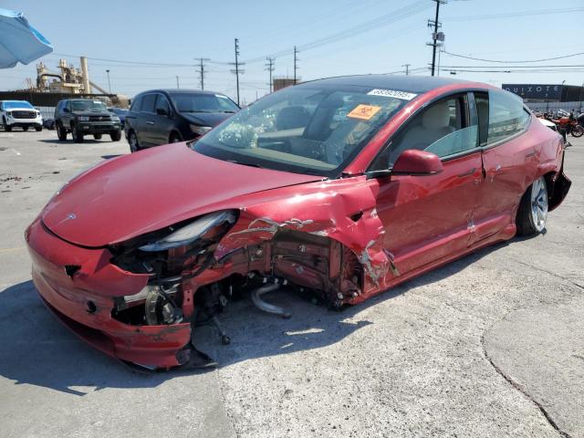 TESLA MODEL 3 2022 with VIN 5YJ3E1EB8NF110348 - Photo from auction