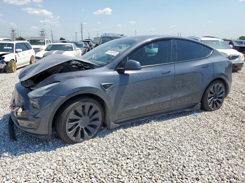 TESLA MODEL Y 2020 with VIN 5YJYGDEF1LF009721 - Photo from auction