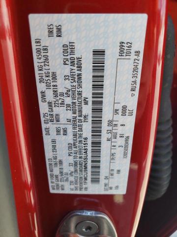 Photo 14 from auction – 2025 FORD ESCAPE ST with VIN 1FMCU9MN5SUA81516