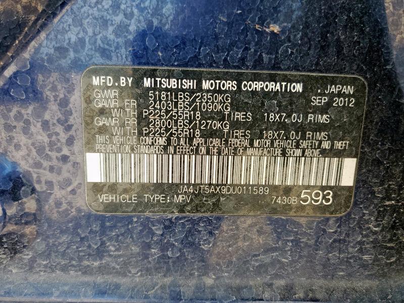 Photo 14 from auction – 2013 MITSUBISHI OUTLANDER with VIN JA4JT5AX9DU011589
