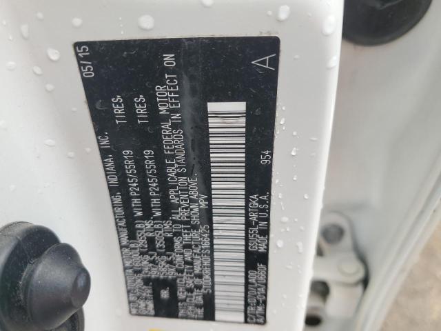 Photo 14 from auction – 2015 TOYOTA HIGHLANDER with VIN 5TDDKRFH0FS166425