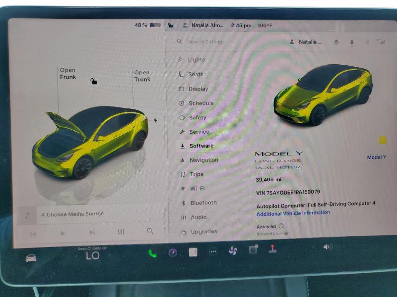 Foto 9 de la subasta – 2023 TESLA MODEL Y con VIN 7SAYGDEE1PA159079