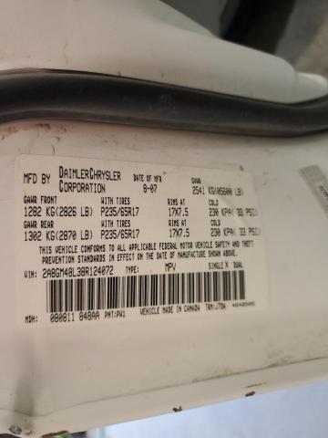 Photo 14 from auction – 2008 CHRYSLER PACIFICA L with VIN 2A8GM48L38R124072