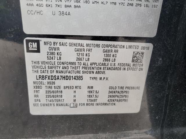 Photo 14 from auction – 2017 BUICK ENVISION E with VIN LRBFXDSA7HD014385