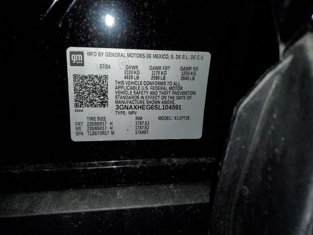 Снимка 14 от търг – 2025 CHEVROLET EQUINOX с VIN 3GNAXHEG6SL104591
