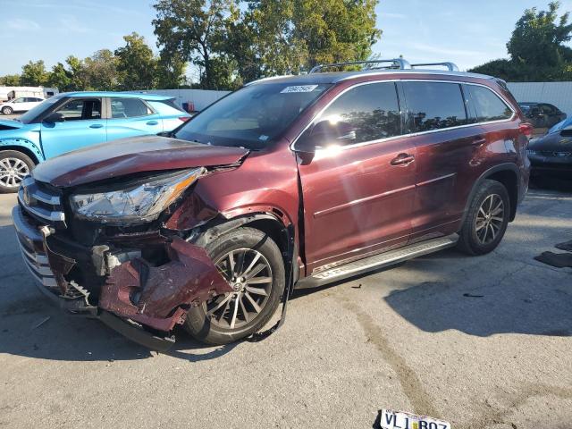 TOYOTA HIGHLANDER SE 2018 with VIN 5TDKZRFHXJS250036 - Photo from auction