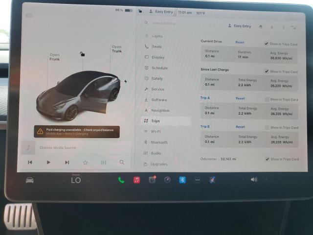 Photo 9 from auction – 2022 TESLA MODEL 3 with VIN 5YJ3E1EC0NF134605