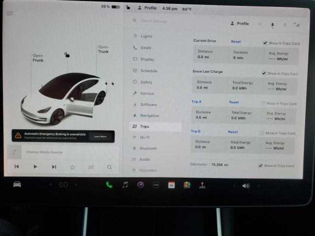 Photo 9 from auction – 2019 TESLA MODEL 3 with VIN 5YJ3E1EB0KF365653