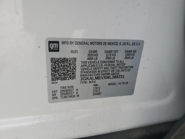 Photo 14 from auction – 2021 GMC TERRAIN SL with VIN 3GKALMEVXML388231