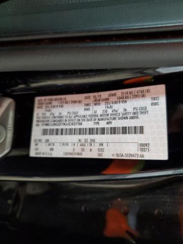 Photo 14 from auction – 2019 FORD ESCAPE SE with VIN 1FMCU9GD7KUC03750