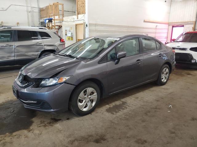 HONDA CIVIC LX 2015 with VIN 19XFB2F52FE111426 - Photo from auction