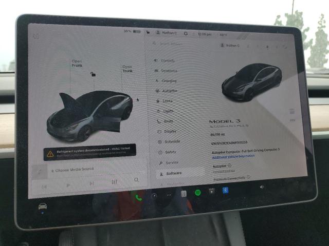 Photo 9 from auction – 2021 TESLA MODEL 3 with VIN 5YJ3E1EA8MF915238
