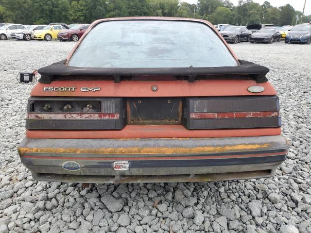 Photo 6 from auction – 1986 FORD ESCORT EXP with VIN 1FABP0190GW258999