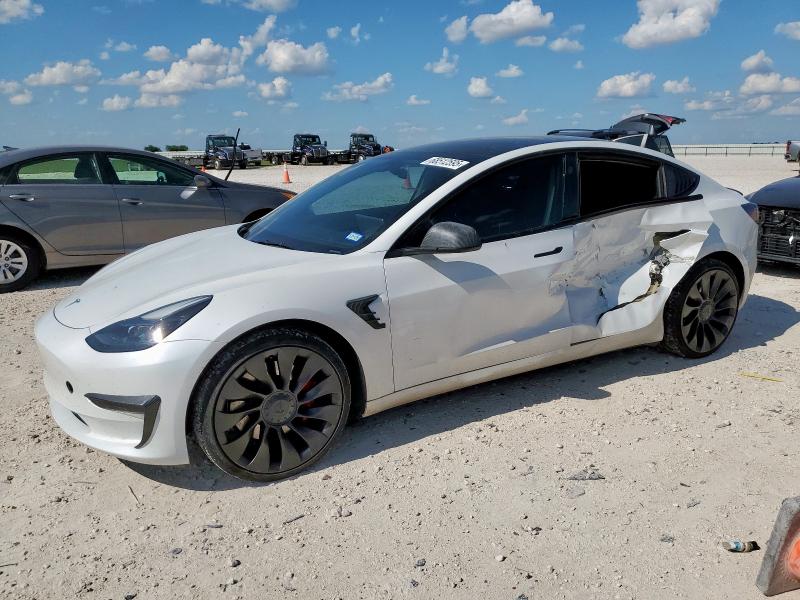 TESLA MODEL 3 2023 with VIN 5YJ3E1EC2PF708351 - Photo from auction