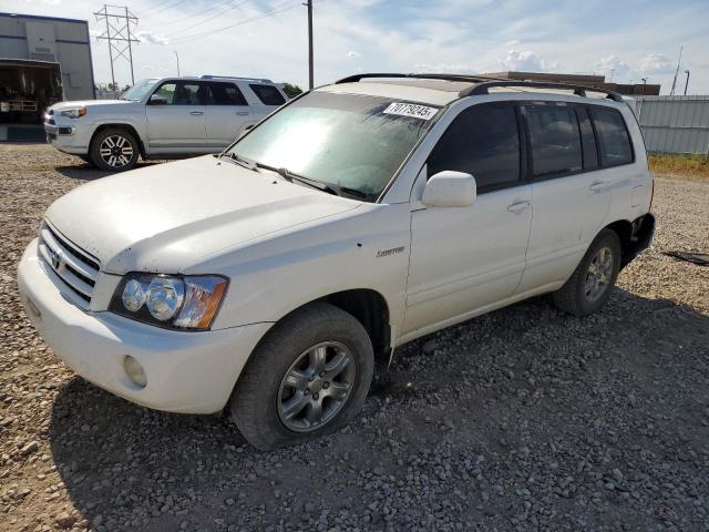TOYOTA HIGHLANDER 2001 with VIN JTEGF21A110013689 - Photo from auction