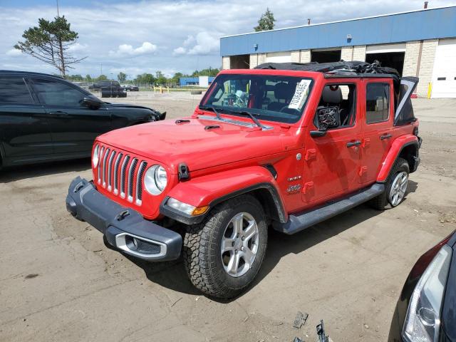 JEEP WRANGLER U 2018 with VIN 1C4HJXEG2JW255195 - Photo from auction