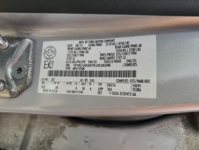 Photo 14 from auction – 2014 FORD ESCAPE SE with VIN 1FMCU0G97EUE29296