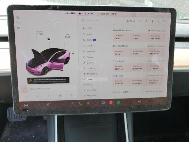 Photo 9 from auction – 2018 TESLA MODEL 3 with VIN 5YJ3E1EB0JF144276