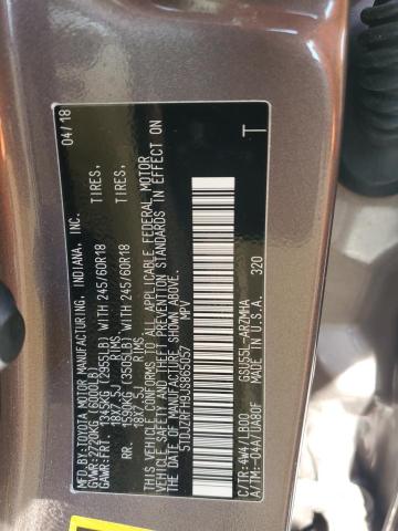 Photo 14 from auction – 2018 TOYOTA HIGHLANDER with VIN 5TDJZRFH9JS865057