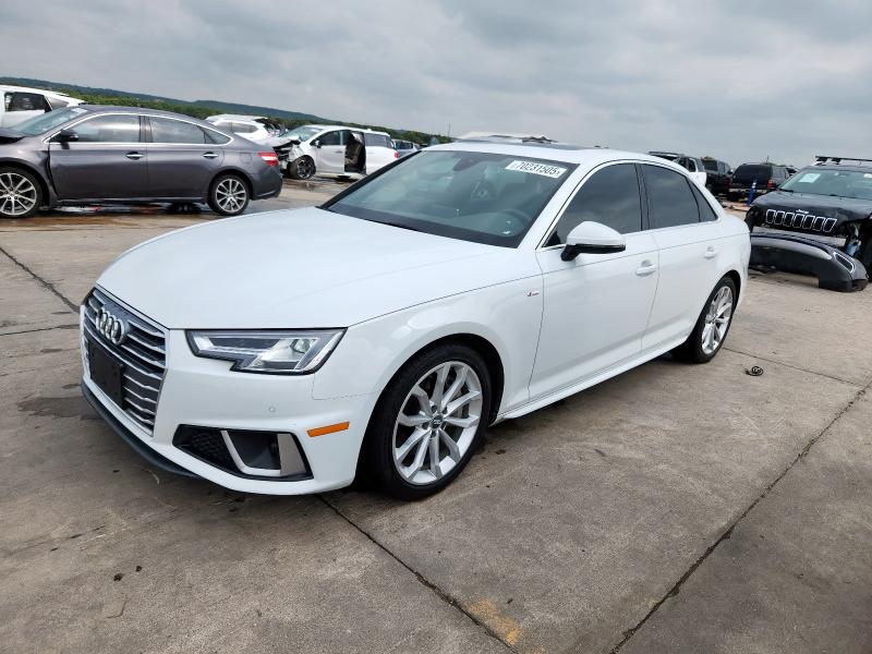 Photo 1 from auction – 2019 AUDI A4 QUATTRO with VIN WAUENAF49KA037596