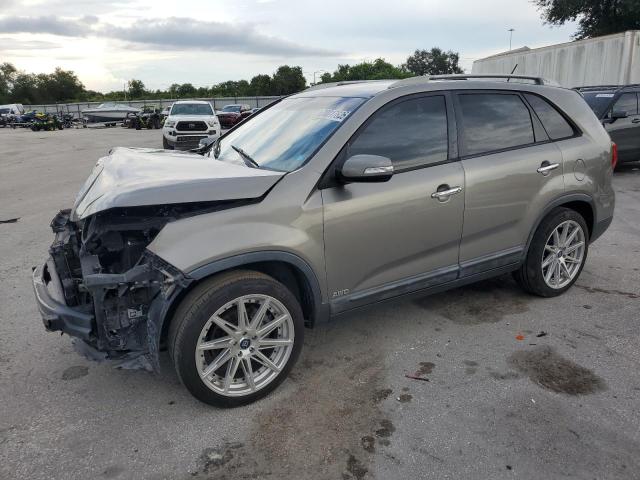 KIA SORENTO LX 2014 with VIN 5XYKTCA68EG531436 - Photo from auction