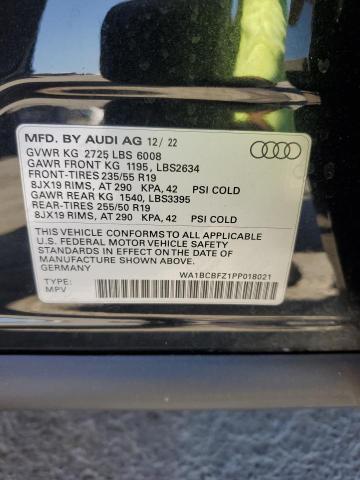 Photo 14 from auction – 2023 AUDI Q4 E-TRON with VIN WA1BCBFZ1PP018021