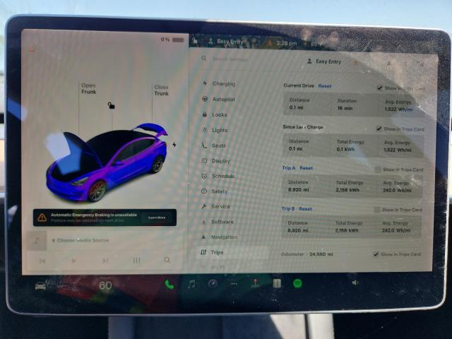Photo 9 from auction – 2022 TESLA MODEL 3 with VIN 5YJ3E1EA1NF134286