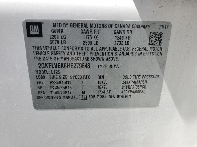 Photo 14 from auction – 2017 GMC TERRAIN DE with VIN 2GKFLVEK6H6279843
