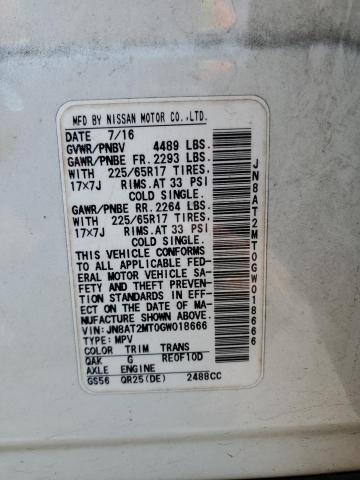 Photo 14 from auction – 2016 NISSAN ROGUE S with VIN JN8AT2MT0GW018666