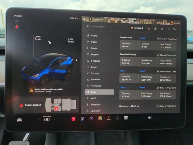 Photo 9 from auction – 2022 TESLA MODEL Y with VIN 7SAYGAEE9NF549300