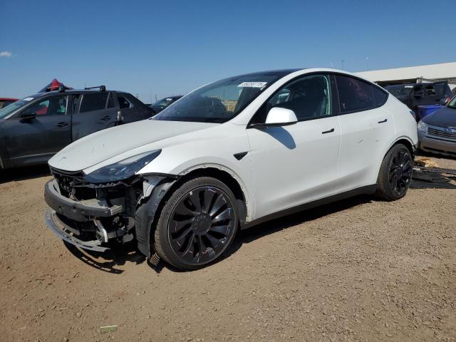 TESLA MODEL Y 2022 with VIN 7SAYGDEFXNF541930 - Photo from auction