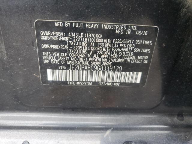 Фото 14 с аукциона – 2016 SUBARU CROSSTREK с VIN JF2GPABC9G8339120