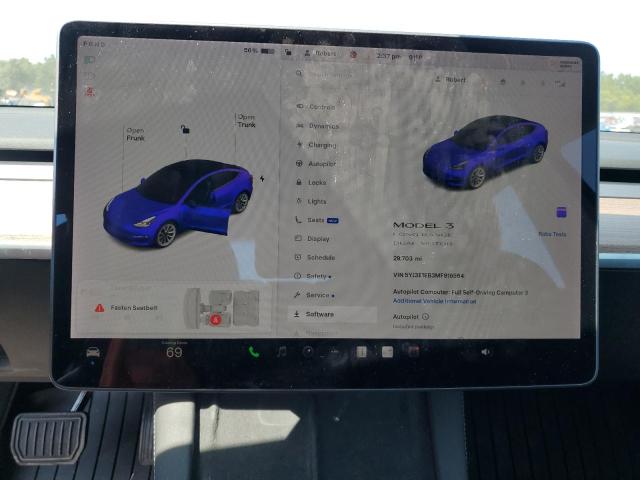 Photo 9 from auction – 2021 TESLA MODEL 3 with VIN 5YJ3E1EB3MF916564