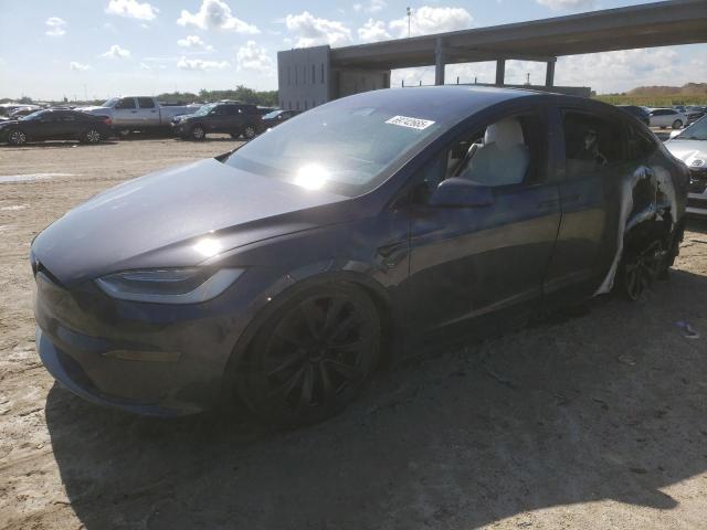 TESLA MODEL X 2022 with VIN 7SAXCBE61NF343488 - Photo from auction