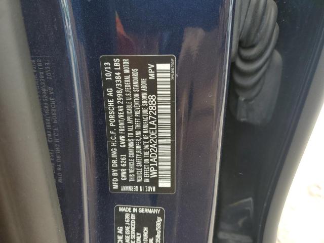 Photo 14 from auction – 2014 PORSCHE CAYENNE GTS with VIN WP1AD2A20ELA72888