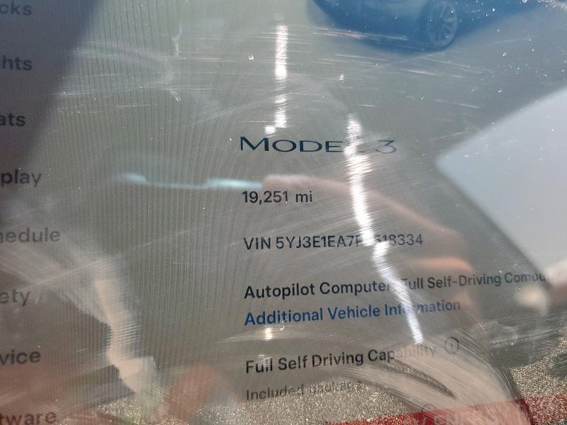 Photo 9 from auction – 2023 TESLA MODEL 3 with VIN 5YJ3E1EA7PF518334