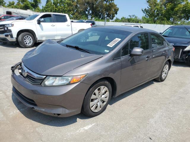 HONDA CIVIC LX 2012 with VIN 19XFB2F56CE070567 - Photo from auction